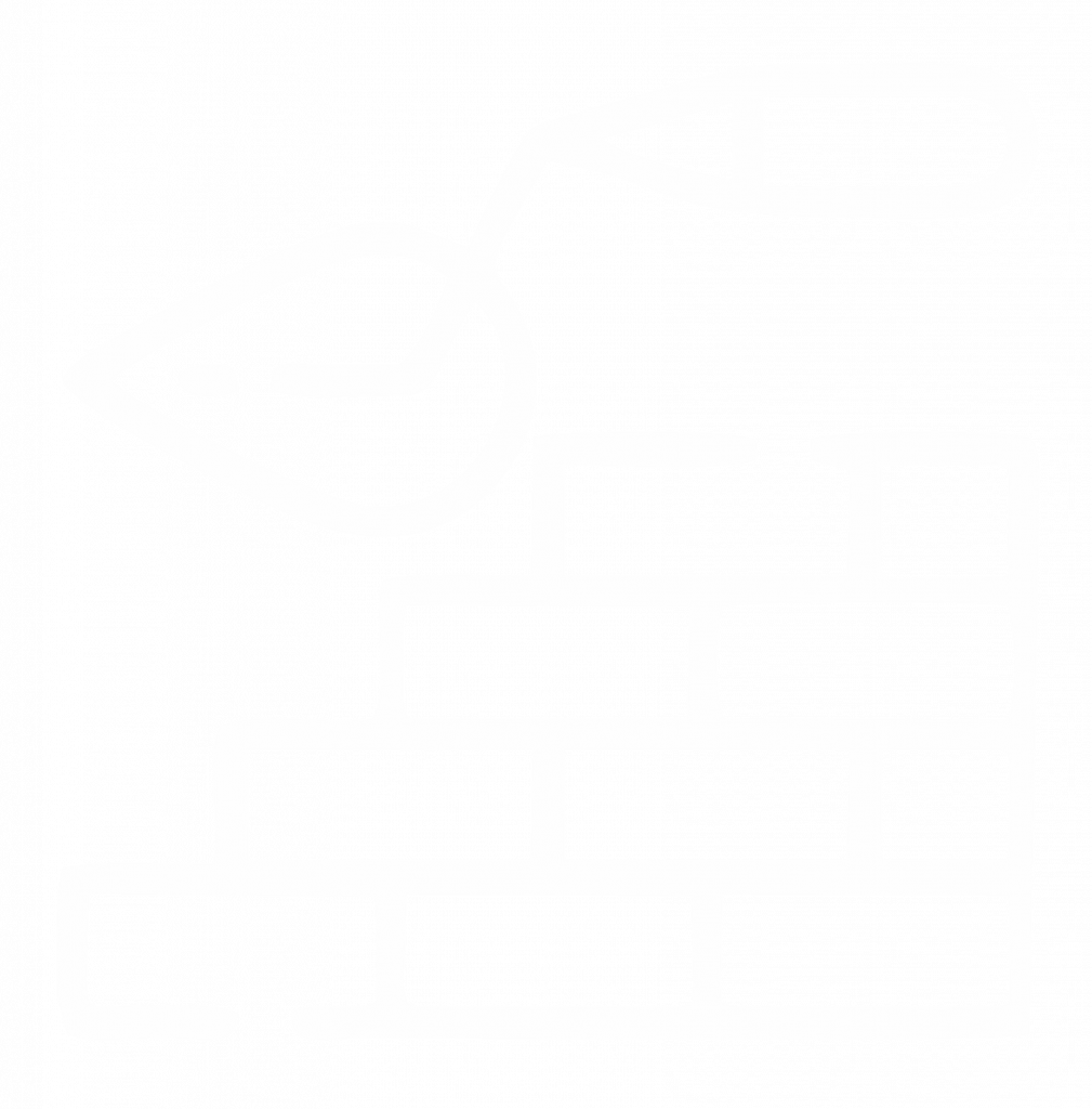 Ícone branco representando loja de materiais de construção