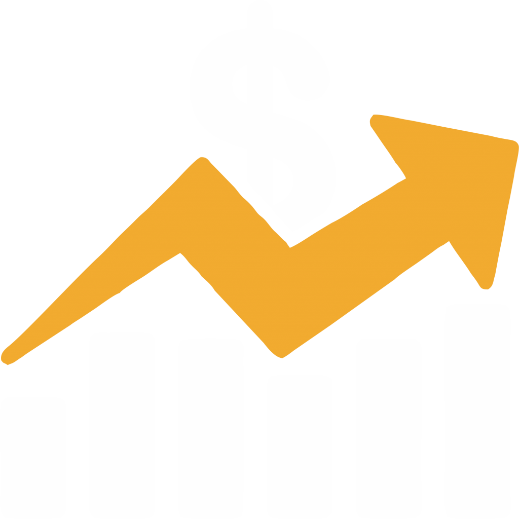 Ícone de gráfico representando aumento em vendas